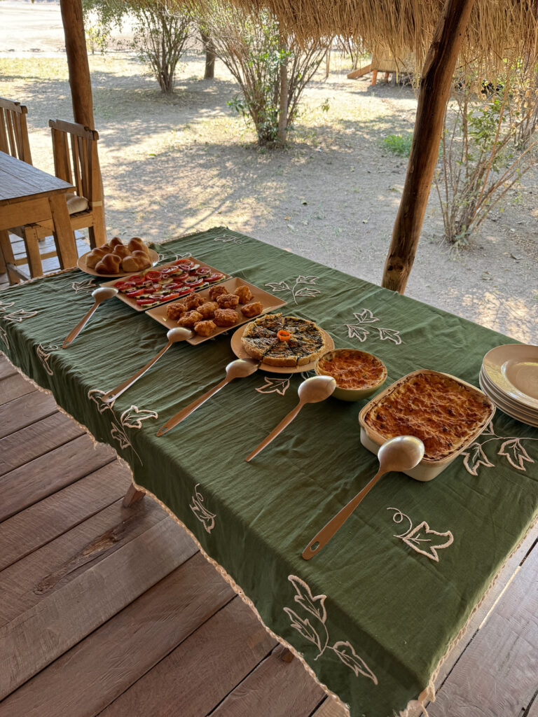 Comida en el campamento